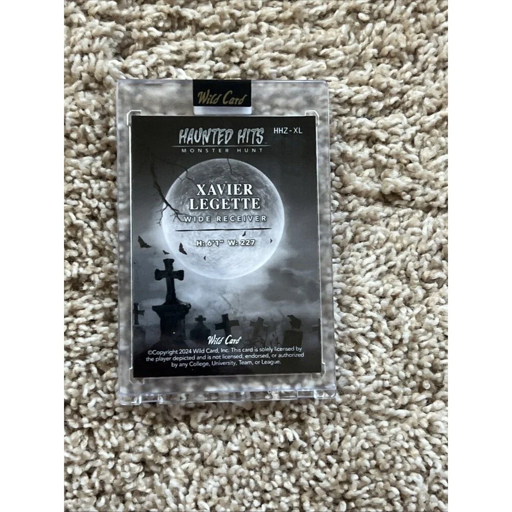 Xavier Legette 2024 Wild Hard Haunted Hits Monster Hunt 1/3 Rookie